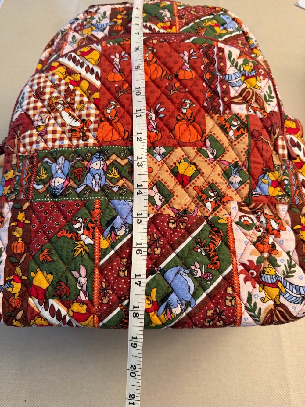 NWT Winnie the Pooh Vera Bradley Essential Backpack- “Autumn Treasures” 2026 - Picture 12 of 14